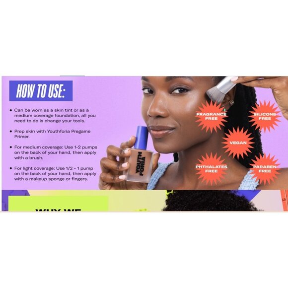 Youthforia Date Night Sunkissed Liquid Skin Enhancer Vegan Glow 15mL Hydrating - Picture 4 of 8